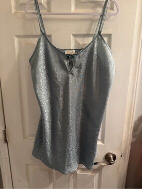 Vintage Floral-Textured Slip Camisole dress or nightgown clubs romantic party